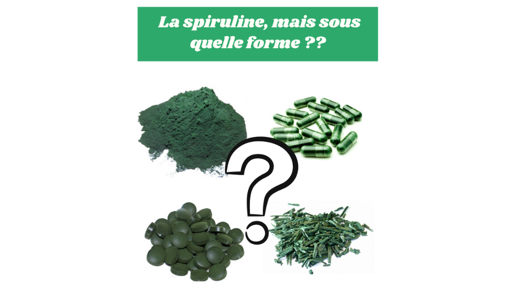 La spiruline en paillettes pour préserver les bienfaits de cette micro algue magique.